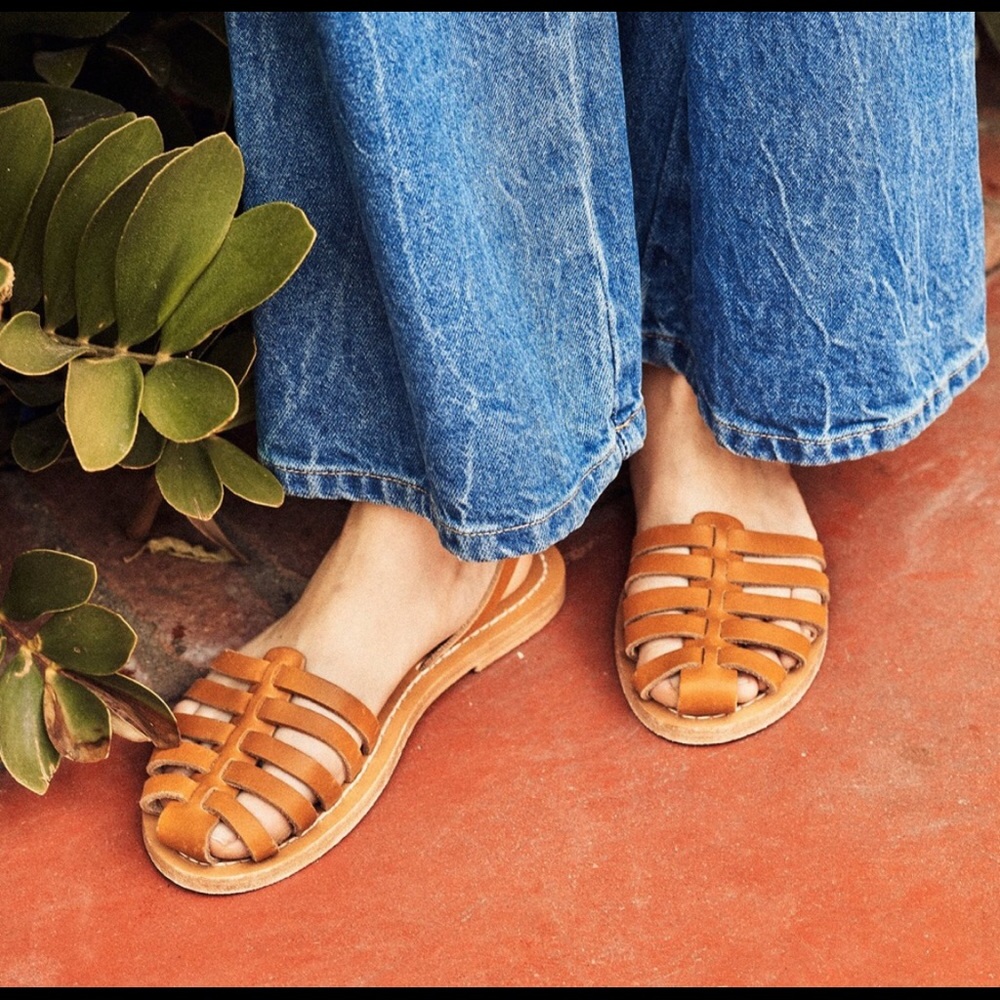Doen coastal sandal tan size 39